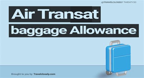 air transat carry on rules.